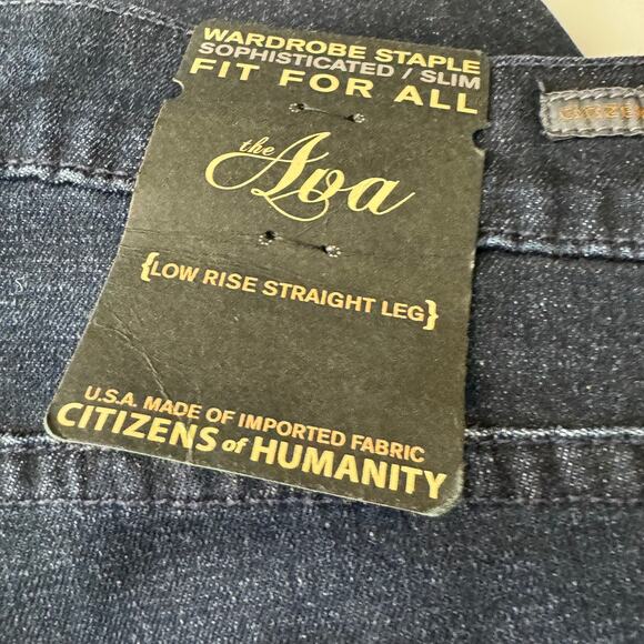 Citizens of Humanity Ava Low Rise Straight Leg Jeans Size 32 Tempted NWT $218 - Picture 9 of 11